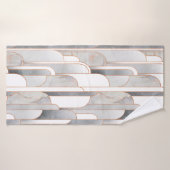 Naadloos abstract kunstdecopatroon met textuur en badhanddoek (Badhanddoek)