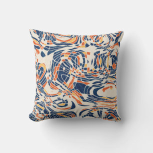 Naadloos abstract lijn geo patroon. Hoge kwaliteit Kussen