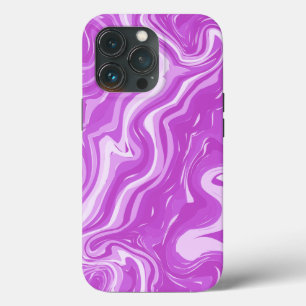 Naadloos Abstract marmer roze patroon iPhone 13 Pro Hoesje