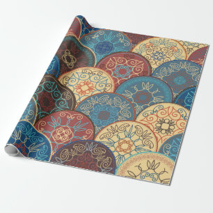 Naadloos abstract patroon van driehoekige abstra cadeaupapier