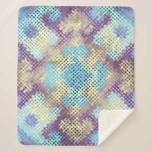 Naadloos achtergrondpatroon. Imitatie van een text Sherpa Deken