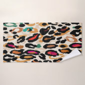 Naadloos afdrukpatroon badhanddoek (Badhanddoek)