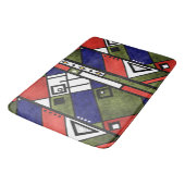 Naadloos afrikaans ethnos traditioneel textuurpatr badmat (Gekanteld)