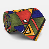 Naadloos afrikaans ethnos traditioneel textuurpatr stropdas (Opgerold)