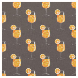 Naadloos Aperol Spritz Cocktailpatroon Stof