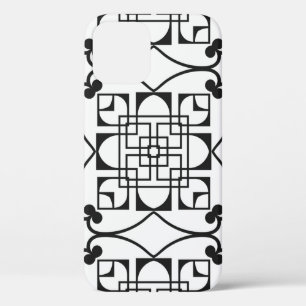 Naadloos Art Deco Pattern. minimalistische ba iPhone 12 Hoesje