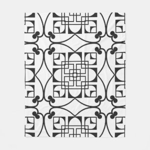 Naadloos Art Deco Pattern. minimalistische ba Fleece Deken