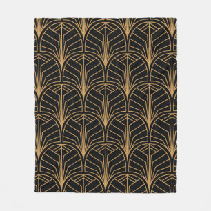 Naadloos Art Deco Pattern.  minimalistische ba Fleece Deken