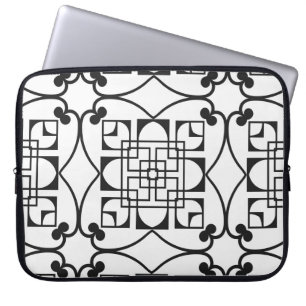 Naadloos Art Deco Pattern. minimalistische ba Laptop Sleeve