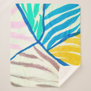 Naadloos Art Deco Pattern.  minimalistische ba Sherpa Deken