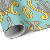  naadloos Art Nouveau Pattern.  wand Cadeaupapier (Rol Hoek)