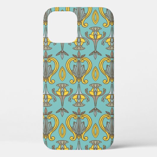 naadloos Art Nouveau Pattern. wand Case-Mate iPhone Case (Achterkant)