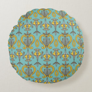  naadloos Art Nouveau Pattern.  wand Rond Kussen