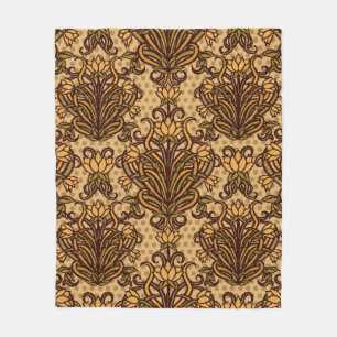 Naadloos behang in nieuwe stijl, Vintage i Fleece Deken