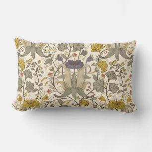 Naadloos bloemmotief in William Morris-stijl Lumba Kussen