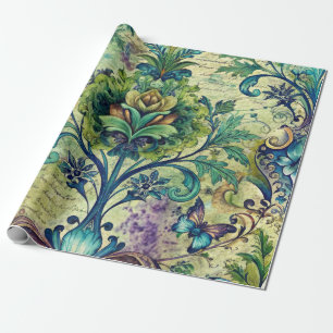 Naadloos Bloemmotief Meubel Decoupage Papier