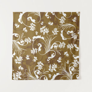 Naadloos bloempatroon. abstract, kunst, achtergron wandkleed