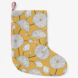 Naadloos bloempatroon. afdrukken met bloemen. Text Kleine Kerstsok