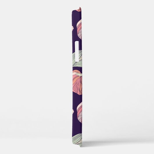 Naadloos bloempatroon, bloem, orchid, moder Case-Mate iPhone case (Achterkant / Rechts)