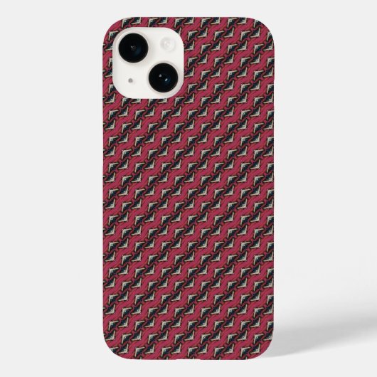 Naadloos bloempatroon Case-Mate iPhone case (Achterkant)