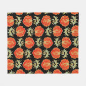 Naadloos bloempatroon fleece deken (Voorkant (Horizontaal))