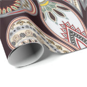 Naadloos continu helder patroon met paisley cadeaupapier (Rol Hoek)