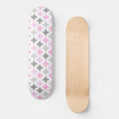 Naadloos Cross Pattern Skateboard (Voorkant)