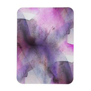 naadloos cubisme paarse abstracte kunst magneet