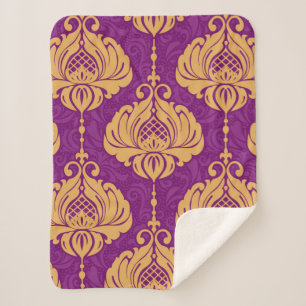  naadloos damesversieringspatroon sherpa deken