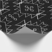 naadloos etnisch patroon met amerikaans indi cadeaupapier (Hoek)