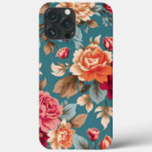 Naadloos Floral Pattern Case-Mate iPhone Case (Achterkant)