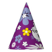 Naadloos Floral Pattern Feesthoedjes (Links)