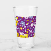 Naadloos Floral Pattern Glas (Voorkant)