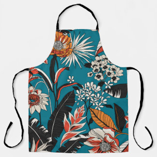 Naadloos Floral Pattern in Schort