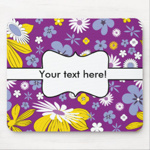 Naadloos Floral Pattern Muismat
