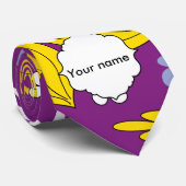 Naadloos Floral Pattern Stropdas (Opgerold)