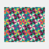Naadloos geometrisch, modern patroonontwerp. fleece deken (Voorkant (Horizontaal))