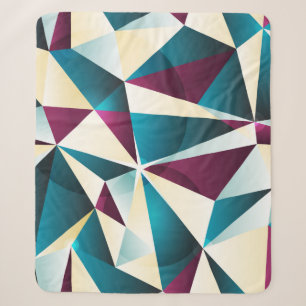Naadloos geometrisch patroon. afbeelding i sherpa deken