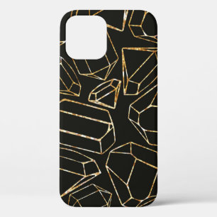 Naadloos geometrisch patroon in retro 80s stijl. P iPhone 12 Hoesje