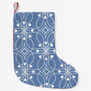 Naadloos geometrisch patroon met golvende lijnen kleine kerstsok