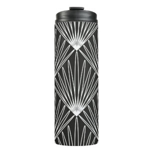Naadloos geometrisch patroon thermosbeker