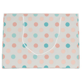 Naadloos gestippeld patroon groot cadeauzakje