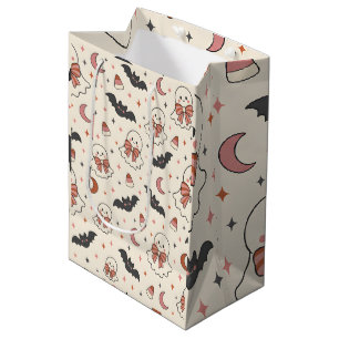 Naadloos Griezelig Zacht Herfst Design Medium Cadeauzakje
