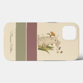 Naadloos  grijs konijn Case-Mate iPhone case (Achterkant (horizontaal))