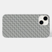 Naadloos grijs patroon Case-Mate iPhone case (Achterkant (horizontaal))
