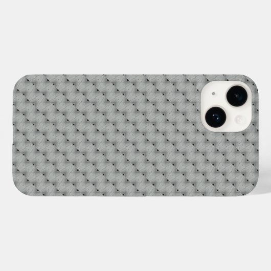 Naadloos grijs patroon Case-Mate iPhone case (Achterkant (horizontaal))