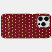 Naadloos hart Case-Mate iPhone case (Achterkant (horizontaal))