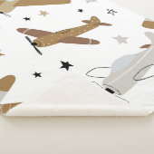 , naadloos herhalende kinderen sherpa deken (3/4)