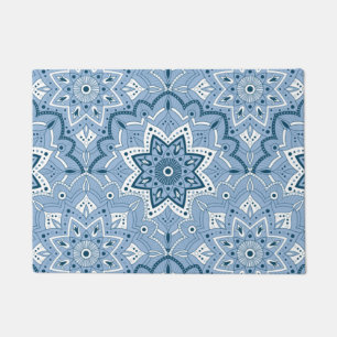 Naadloos Islamic Colorful Blue Deurmat
