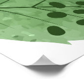 Naadloos kersenpatroon.  waterverf poster (Hoek)